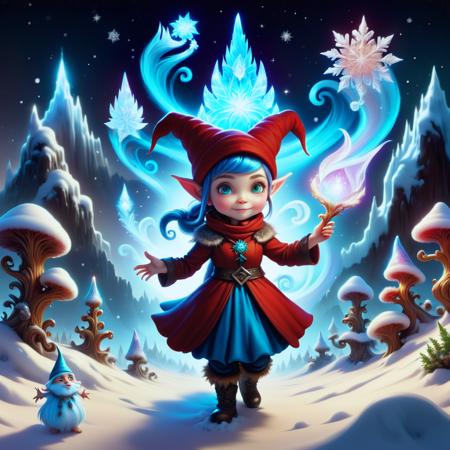 00702-[number]-2920186854-digital art, semi realistic hyper detailed masterpiece, dynamic, awesome quality,DonMSn0wM4g1cXL, snow ice magic, female  gnome,.png